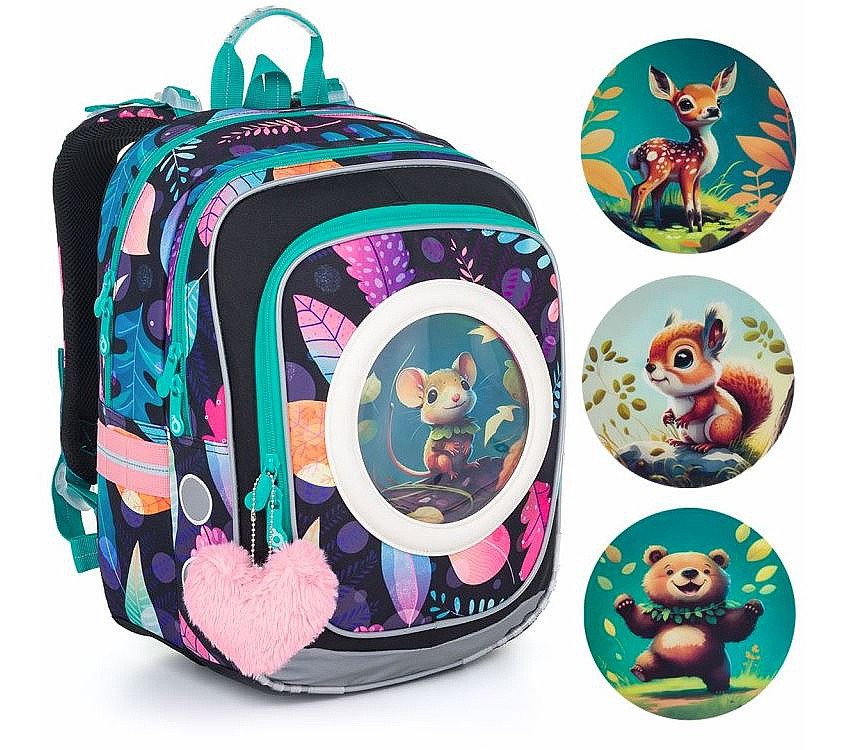 Rucksack Topgal ENDY 24005 - G/Black/Purple - unisex junior