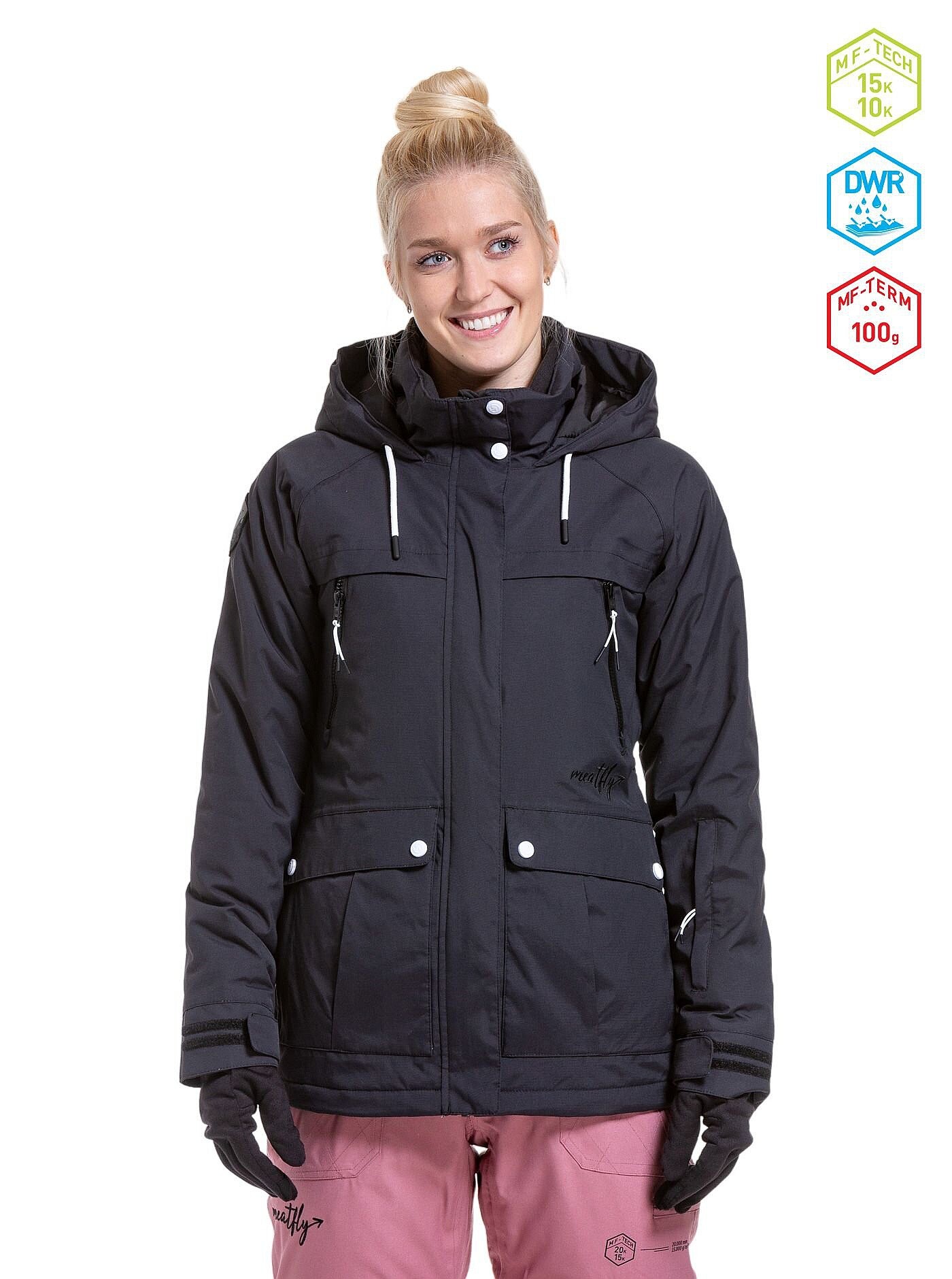 veste Meatfly Terra - Black - women´s