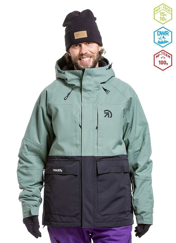 veste Meatfly Vertigo - Sea Spray/Black - men´s