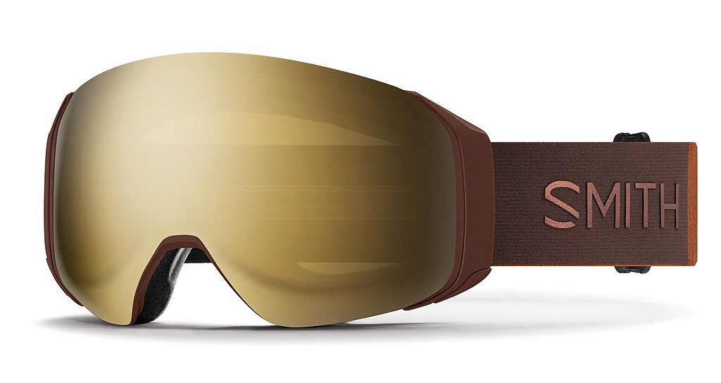 gogle narciarskie Smith 4D MAG S - Sepia Luxe/ChromaPop Sun Black Gold Mirror