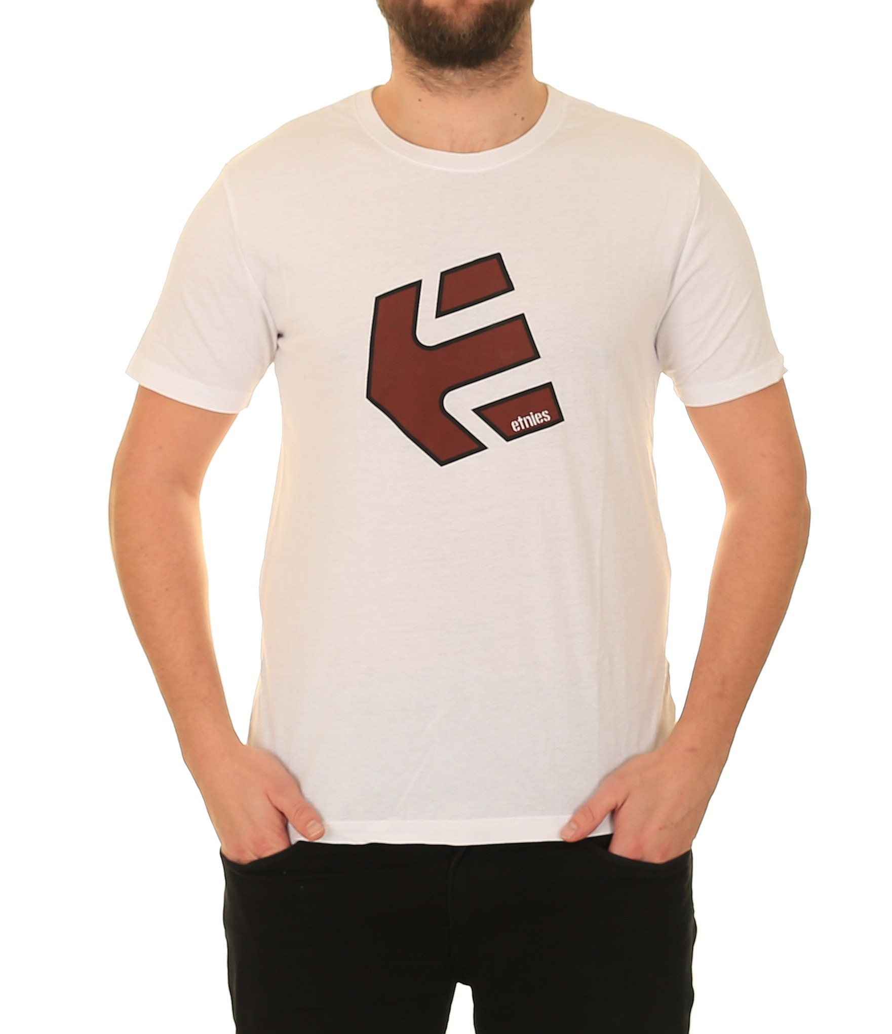 shirts Etnies Crank Tech - White - men´s