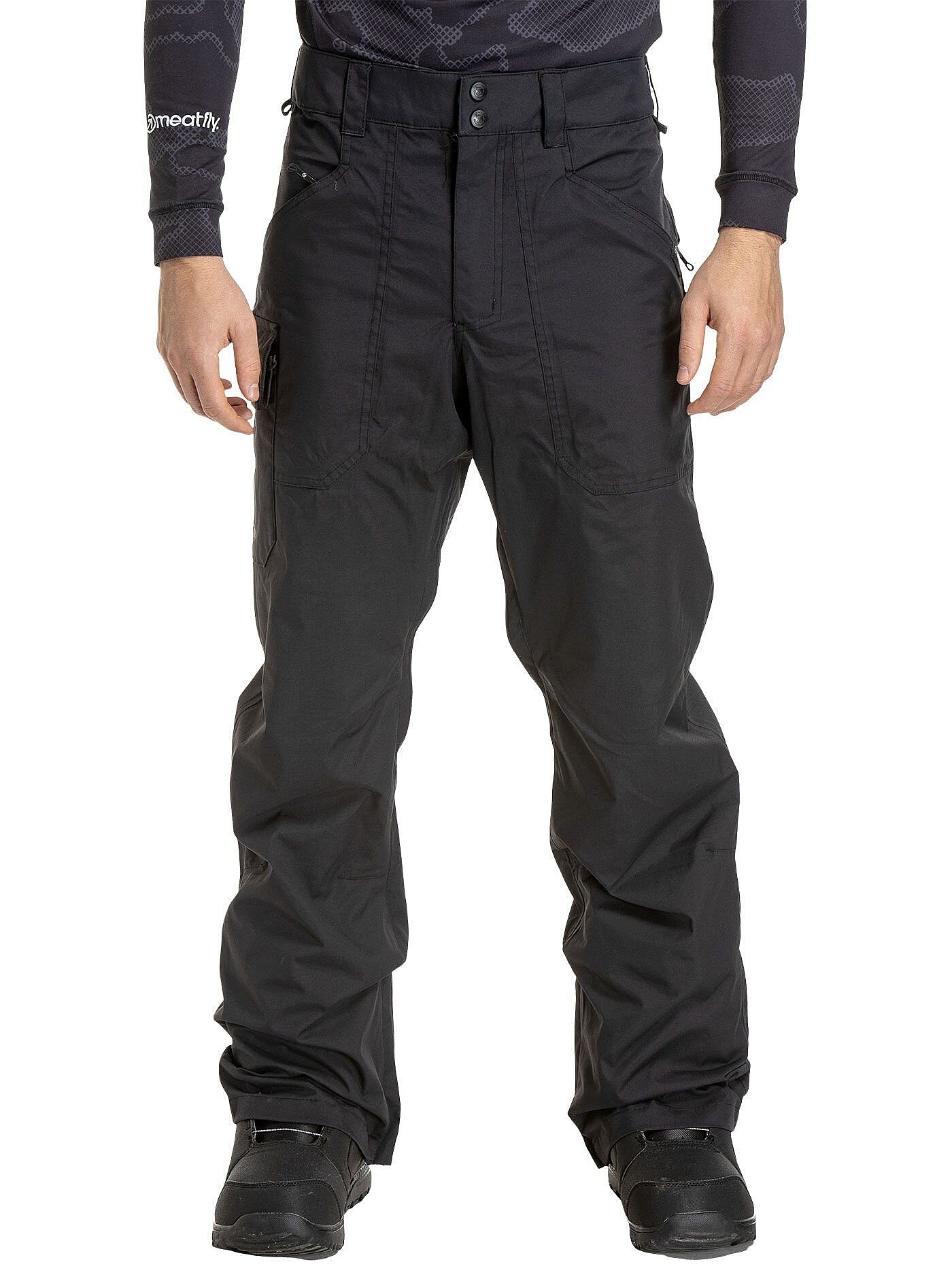 pantalon Meatfly Oggy - Black - men´s