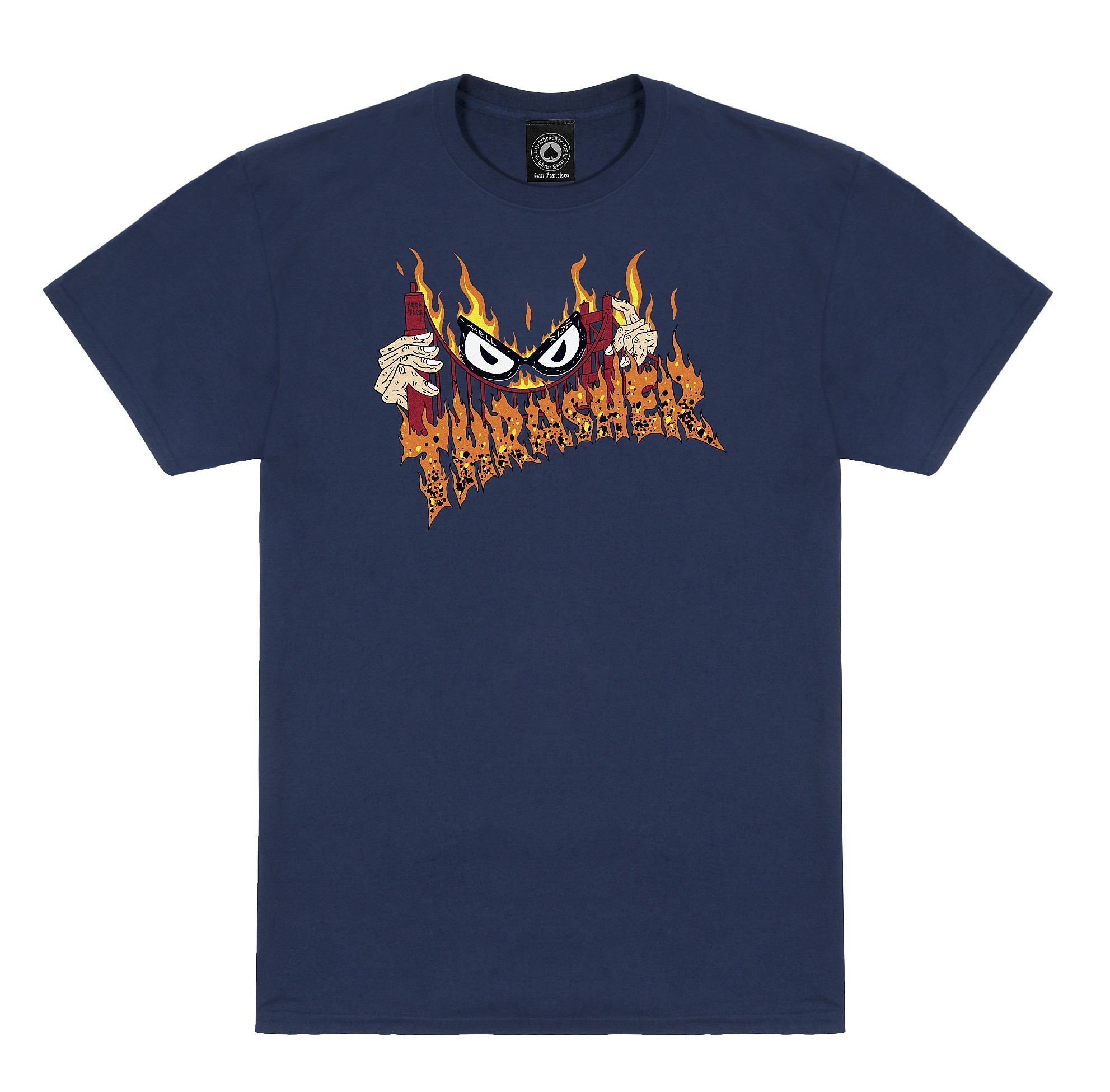 рубашка Thrasher Sucka Free By Neckface - Navy - men´s