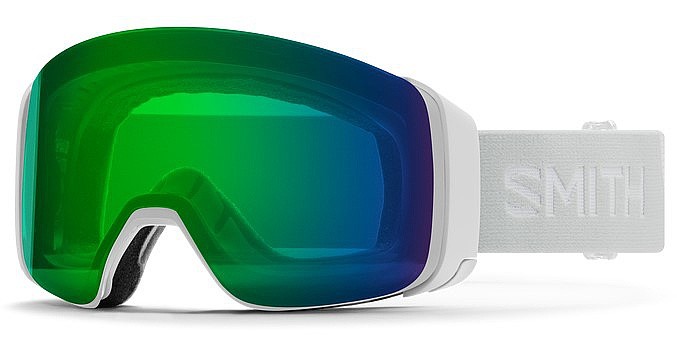 горнолыжные очки  Smith 4D MAG - White Vapor/ChromaPop Everyday Green Mirror