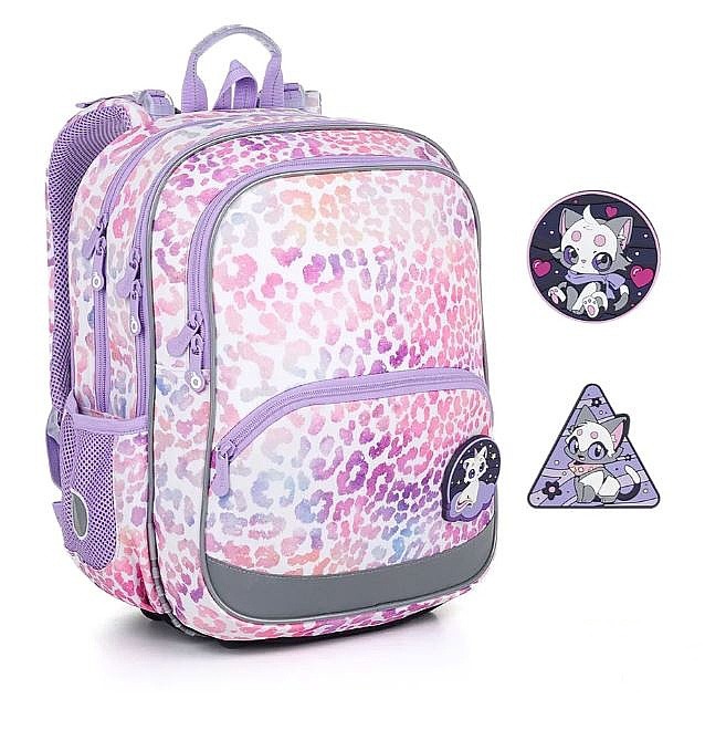 Rucksack Topgal BAZI 24003 - G/White/Pink - girl´s