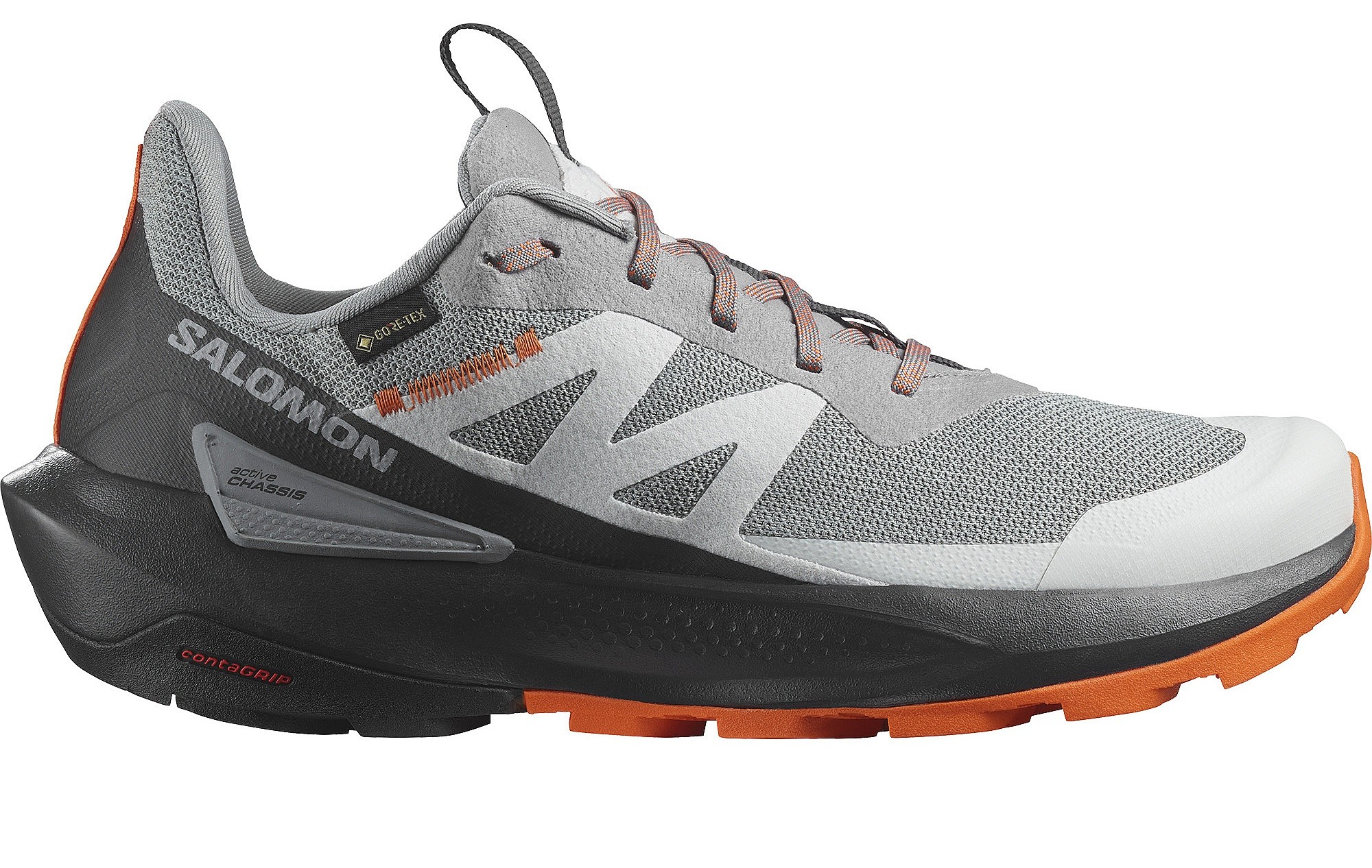 chaussures Salomon Elixir Activ GTX - Sharkskin/Phantom/Dragon Fire - men´s