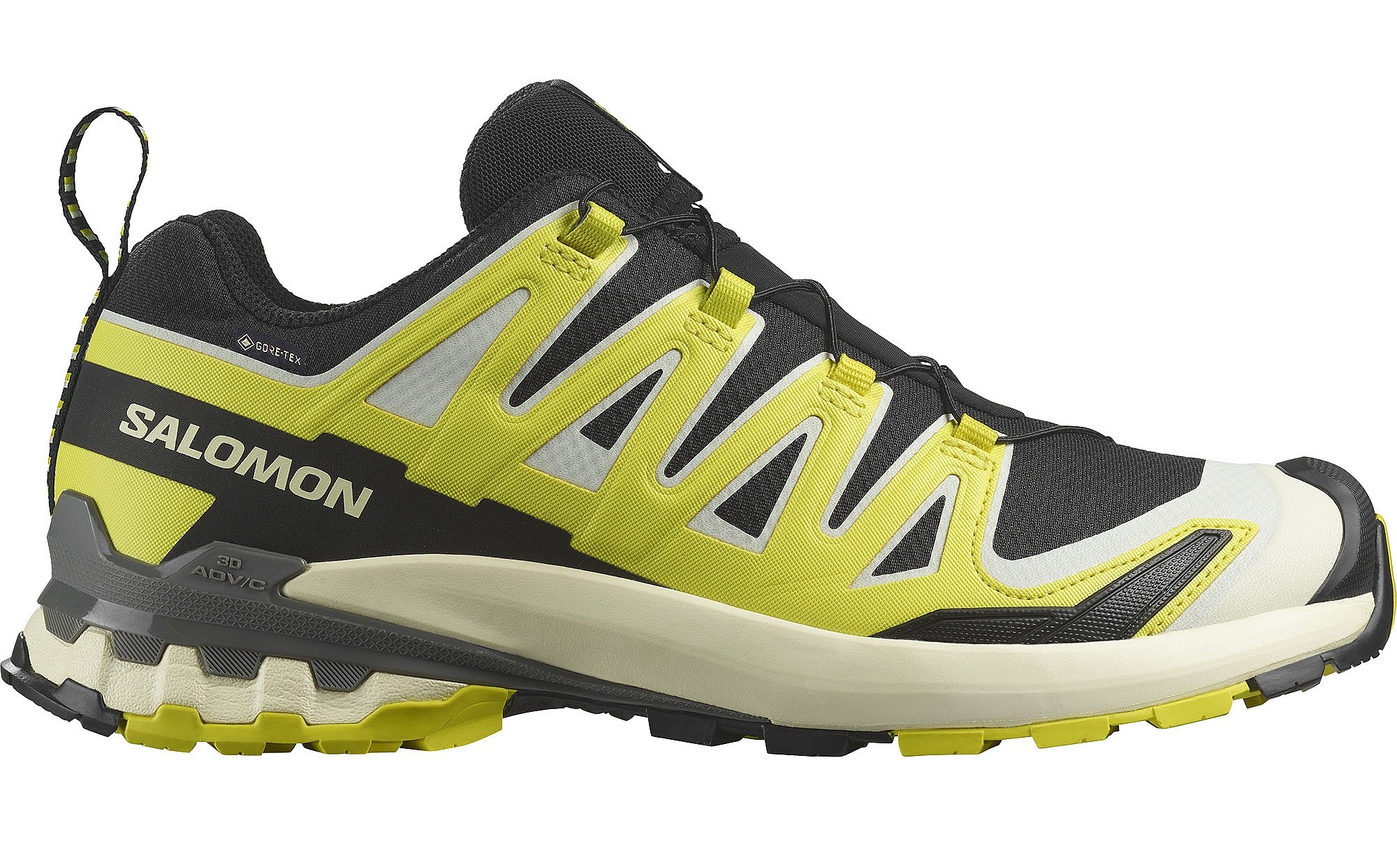 chaussures Salomon XA Pro 3D V9 GTX - Black/Sulphur Spring/Pewter - men´s