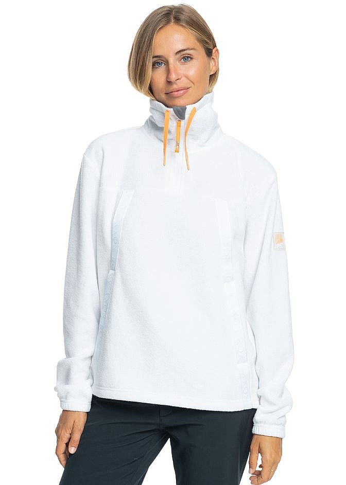 Sweatshirt Roxy Chloe Kim Layer - WBB0/Bright White - women´s