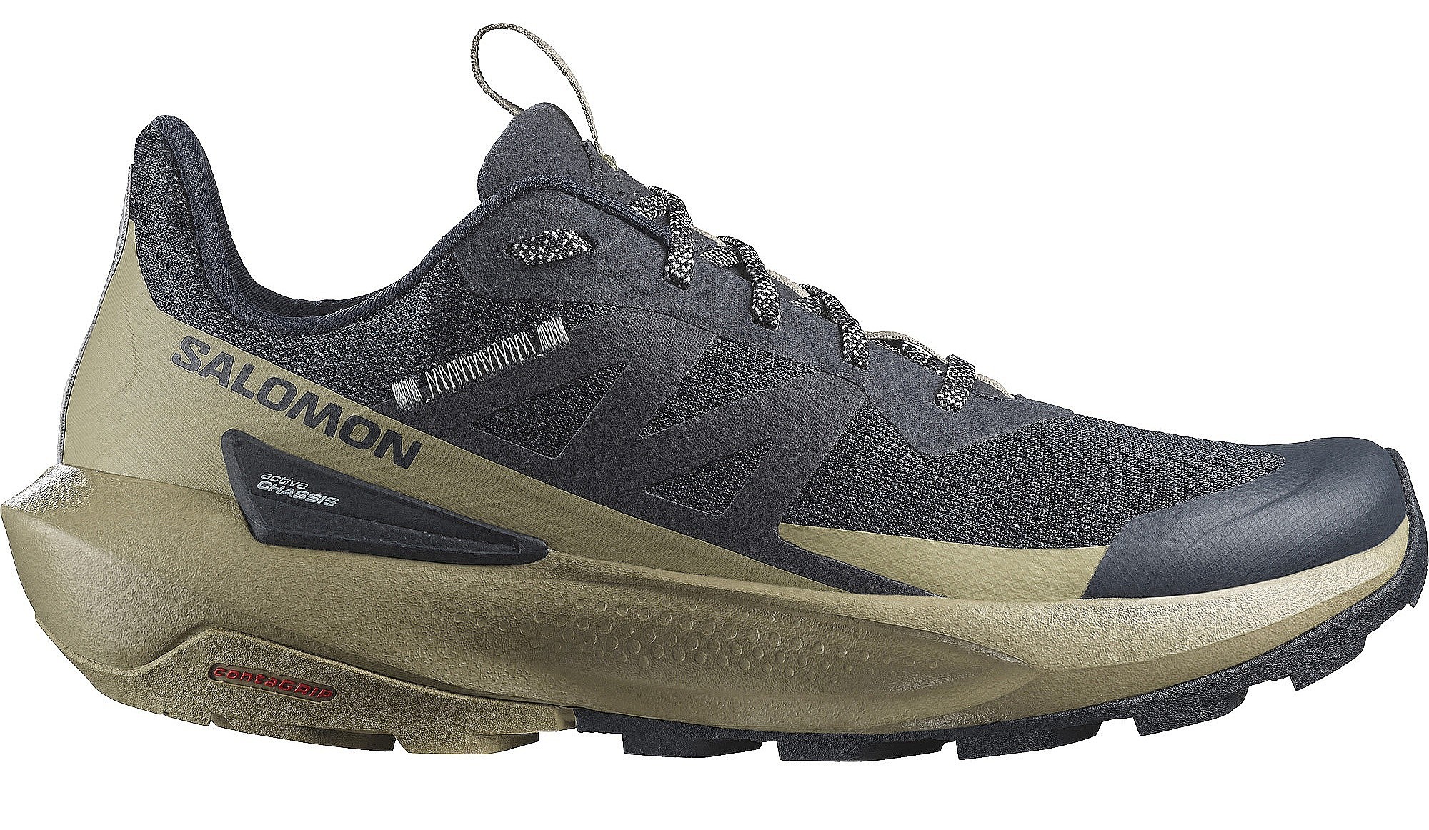 chaussures Salomon Elixir Activ - Carbon/Slate Green/Glacier Gray - men´s