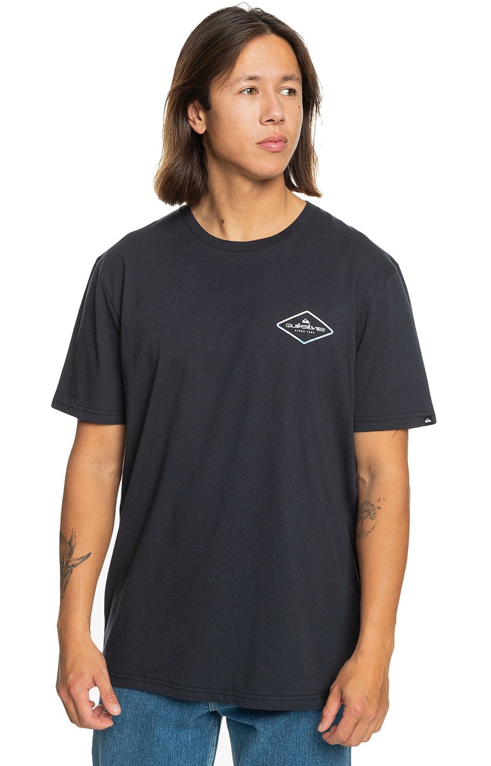 T-shirt Quiksilver Omni Lock - KTP0/Dark Navy - men´s