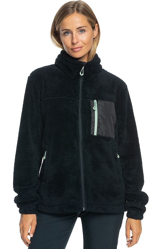 sweat-shirt Roxy Alabama Zip - KVJ0/True Black - women´s