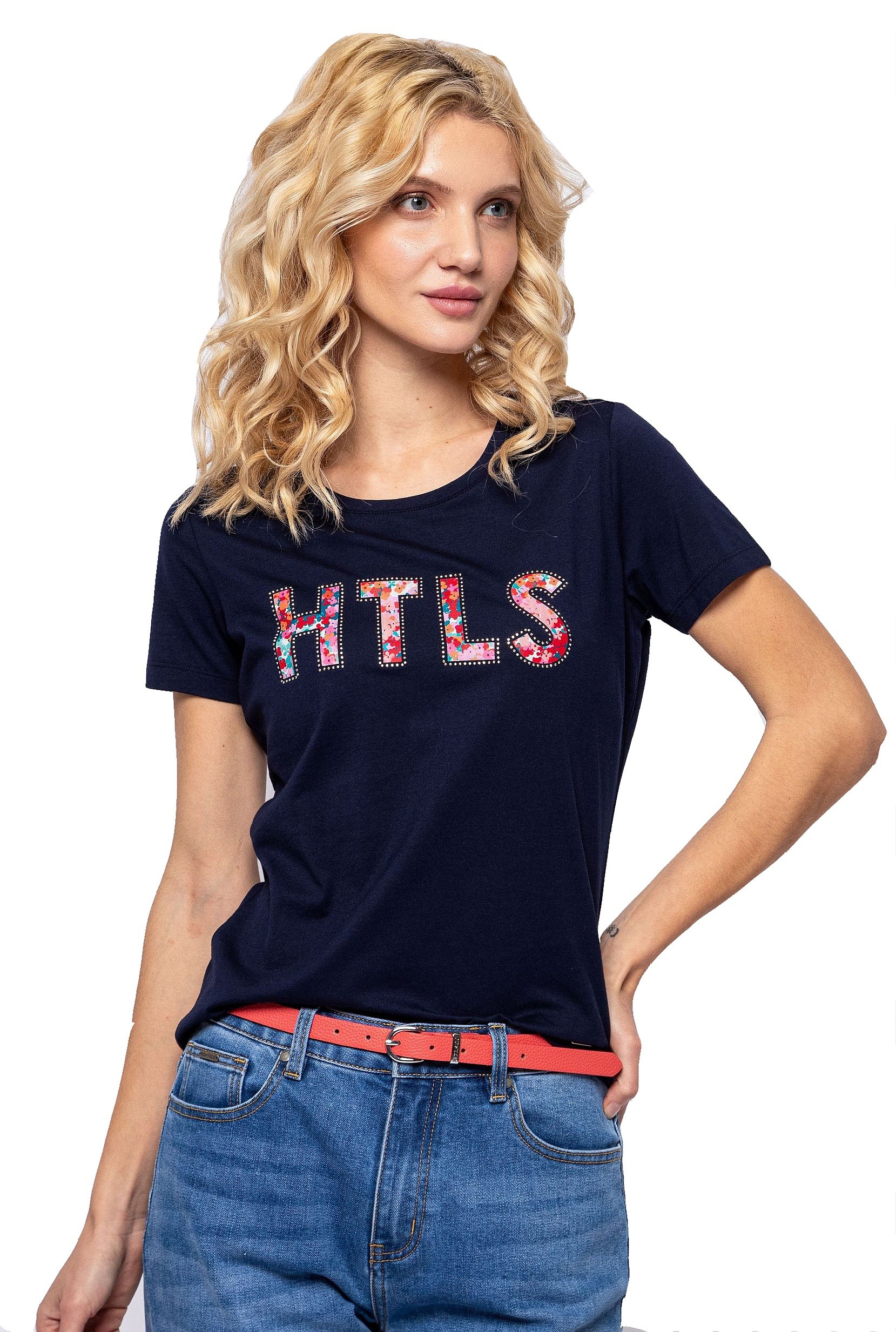 T-shirt Heavy Tools Malla - Navy