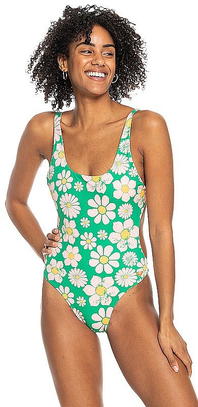 Badeanzug Roxy Pop Surf One Piece - GRJ8/Jellybean New Pop Big - women´s