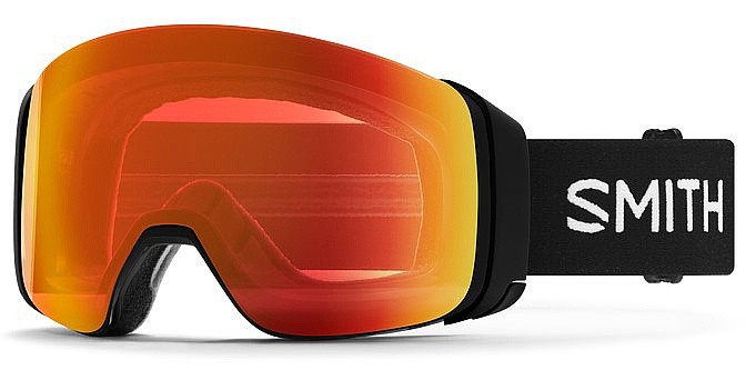 okuliare Smith 4D MAG - Black/ChromaPop Everyday Red Mirror