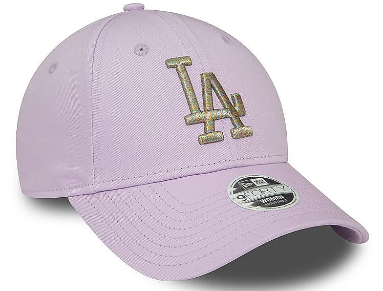 kšiltovka New Era 9FO Metallic Logo MLB Los Angeles Dodgers - Pastel Lilac/Multi Metallic