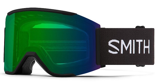maschera da sci Smith Squad MAG - Black/ChromaPop Everyday Green Mirror