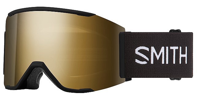 masque de ski  Smith Squad MAG - Black/ChromaPop Sun Black Gold Mirror
