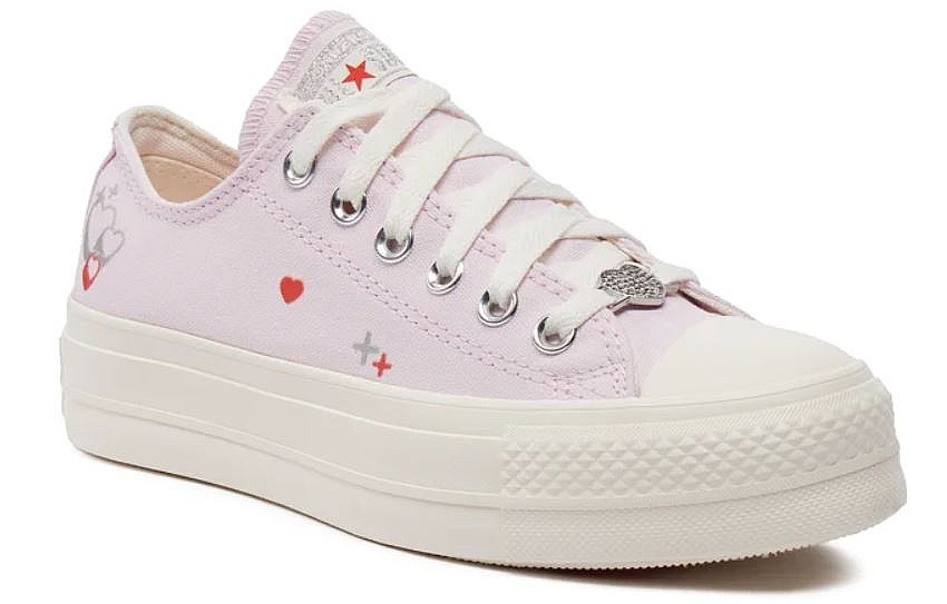 chaussures Converse Chuck Taylor All Star Lift OX - A09115/Lilac Daze/Egret/Fever Dream - women´s