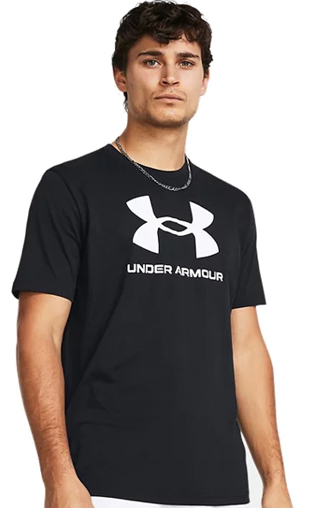 рубашка Under Armour Sportstyle Logo Update - Black/White - men´s