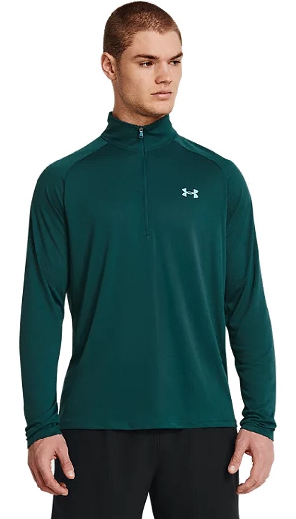 tričko Under Armour Tech 2.0 LS - Hydro Teal/Radial Turguoise