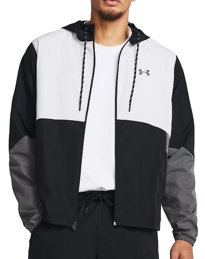 Jacke Under Armour Legacy Windbreaker - Black/Castlerock - men´s