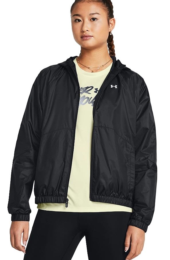 Jacke Under Armour Sport Windbreaker - Black/White - women´s