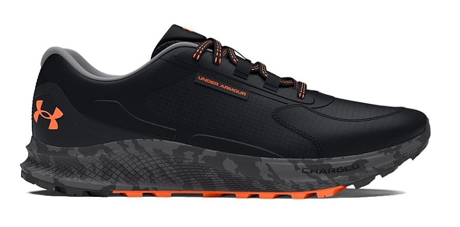 chaussures Under Armour Charged Bandit Trail 3 - Black/Orange Blast - men´s