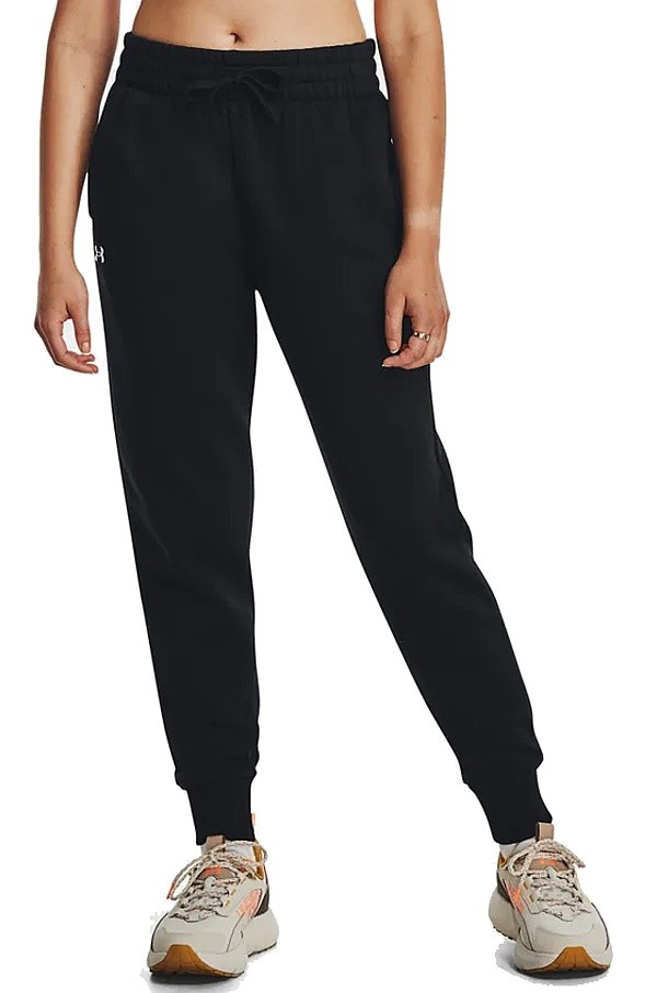 Jogginghose Under Armour Rival Fleece Jogger - Black/White - women´s