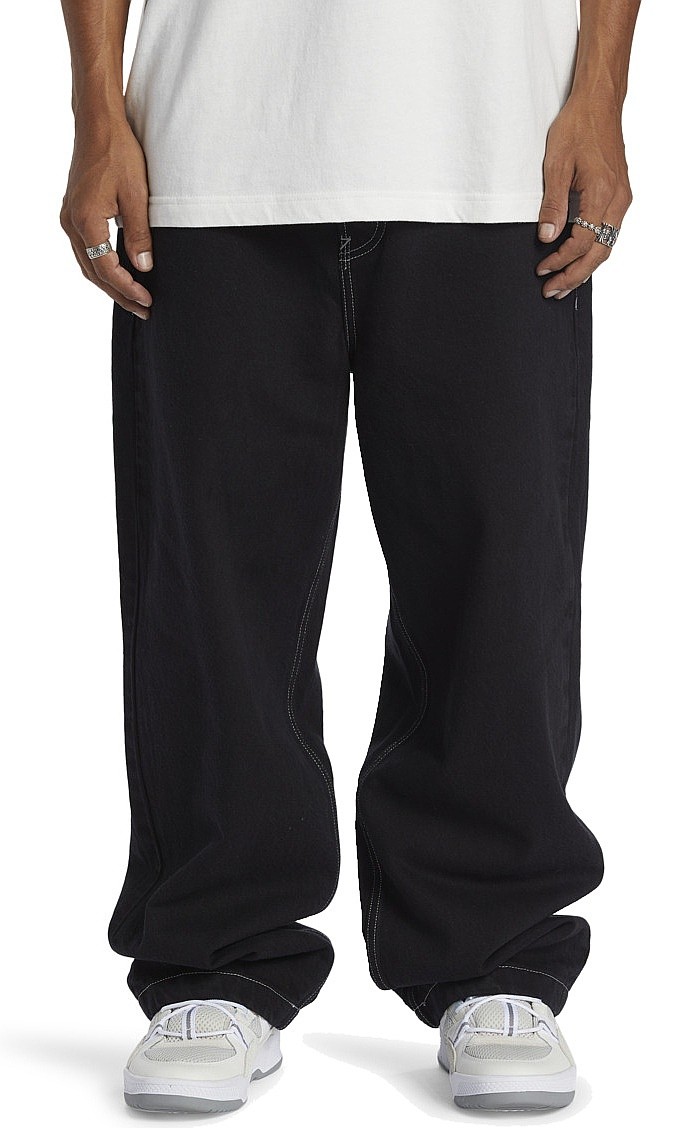 dżinsy DC Worker Baggy Denim RBT - KVJW/Black Tint