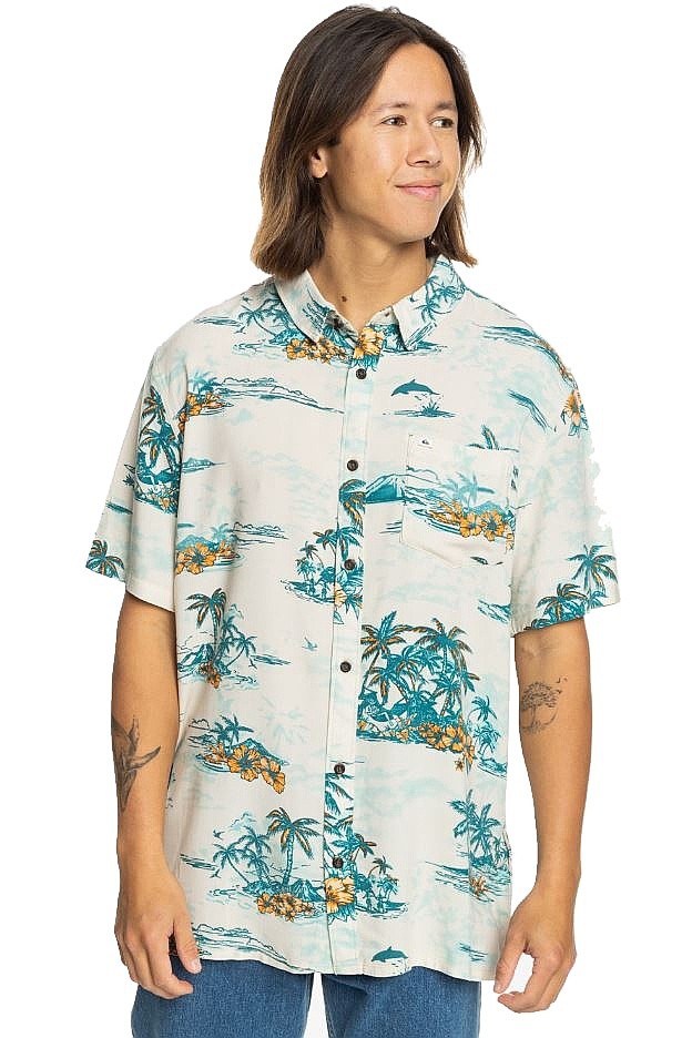 рубашка Quiksilver Longmanhill - WDW6/Birch Longmanhill - men´s