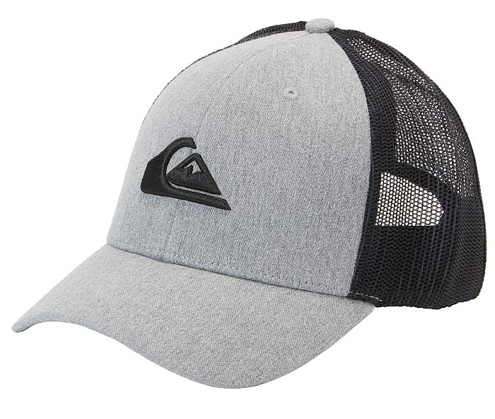 kšiltovka Quiksilver Grounder Trucker - HTR/Heather Grey