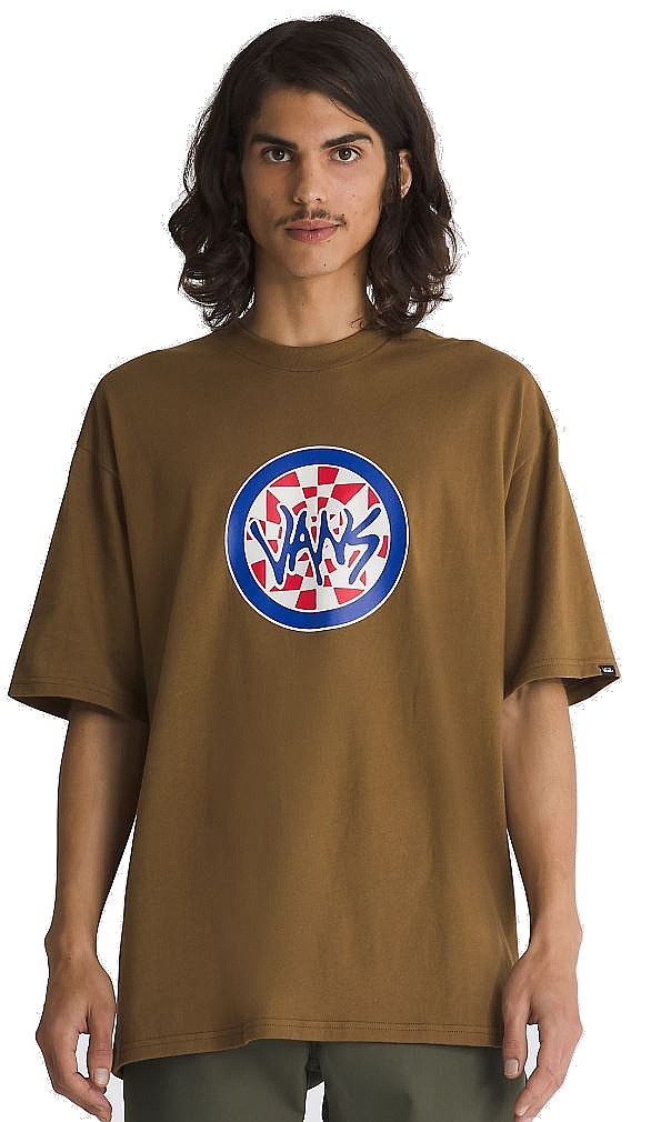 camisa Vans Checker Icon - Coffee Liqueur - men´s