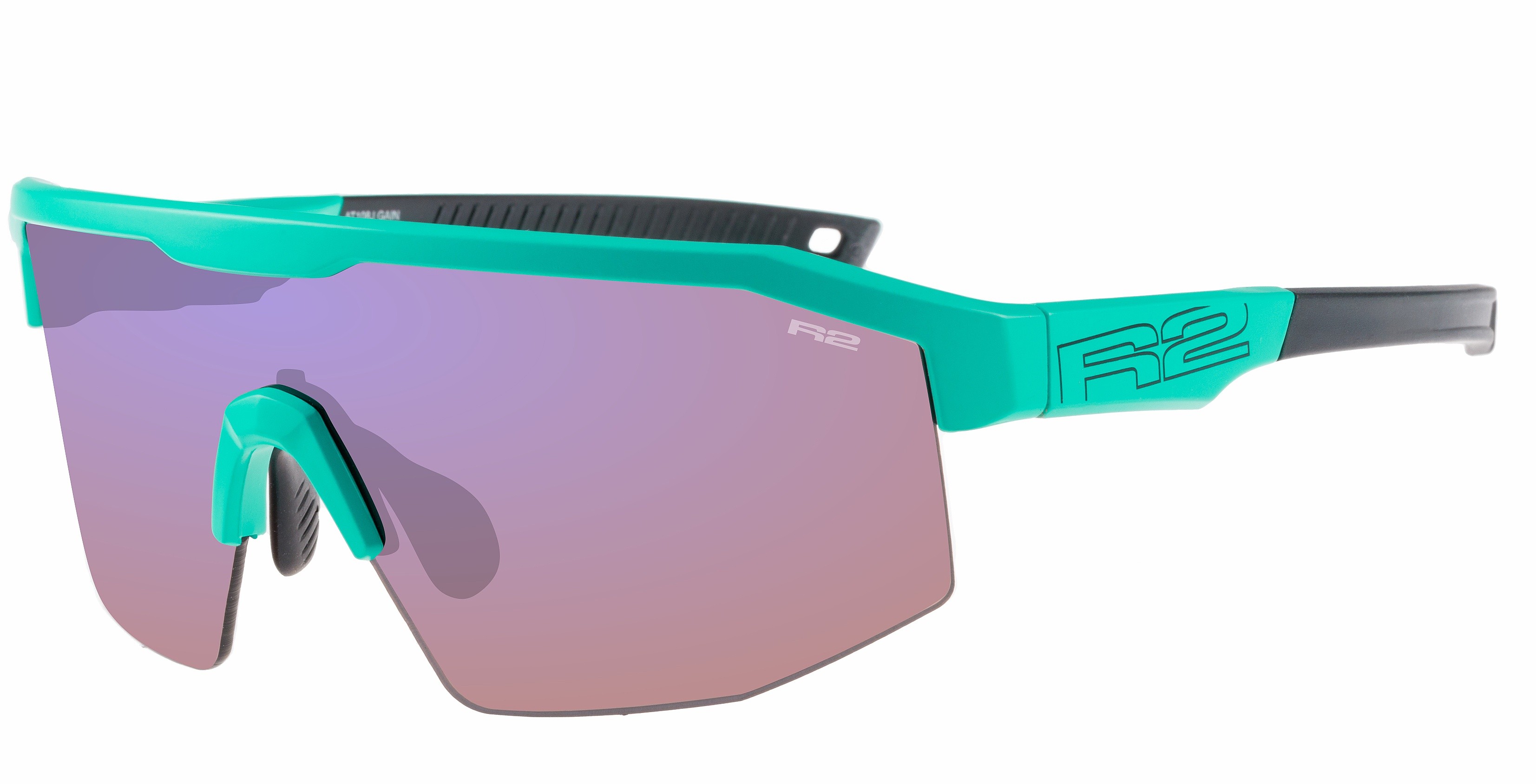 des lunettes R2 Gain - AT108J/Matte Green/Pink/Silver Mirror
