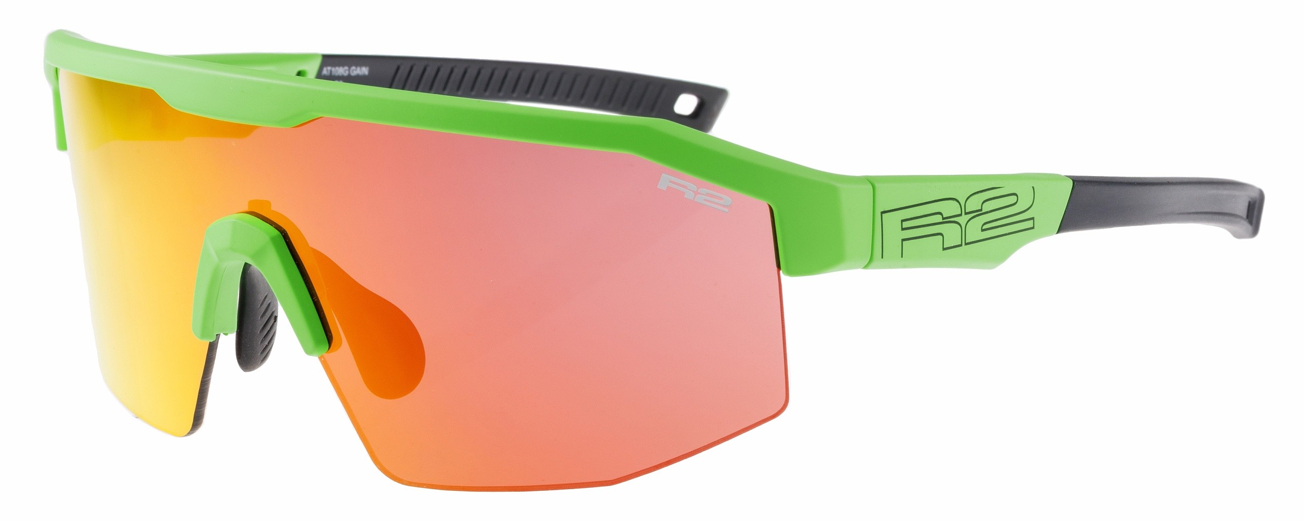 des lunettes R2 Gain - AT108G/Matte Green/Pink/Black Red Revo