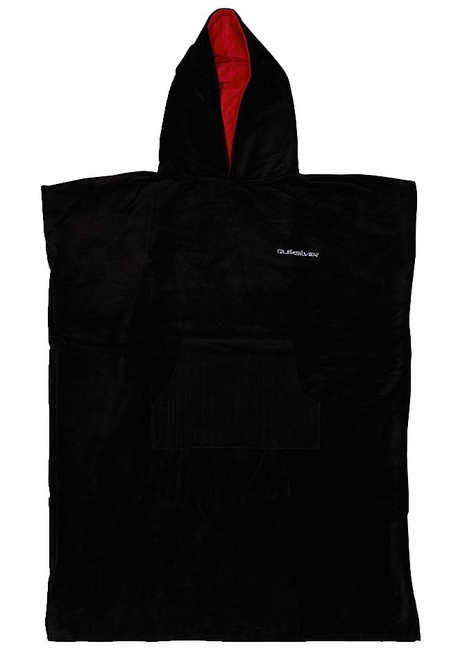 Badetuch Quiksilver Hoody Towel - XSKK/Black/ Jet Black - men´s