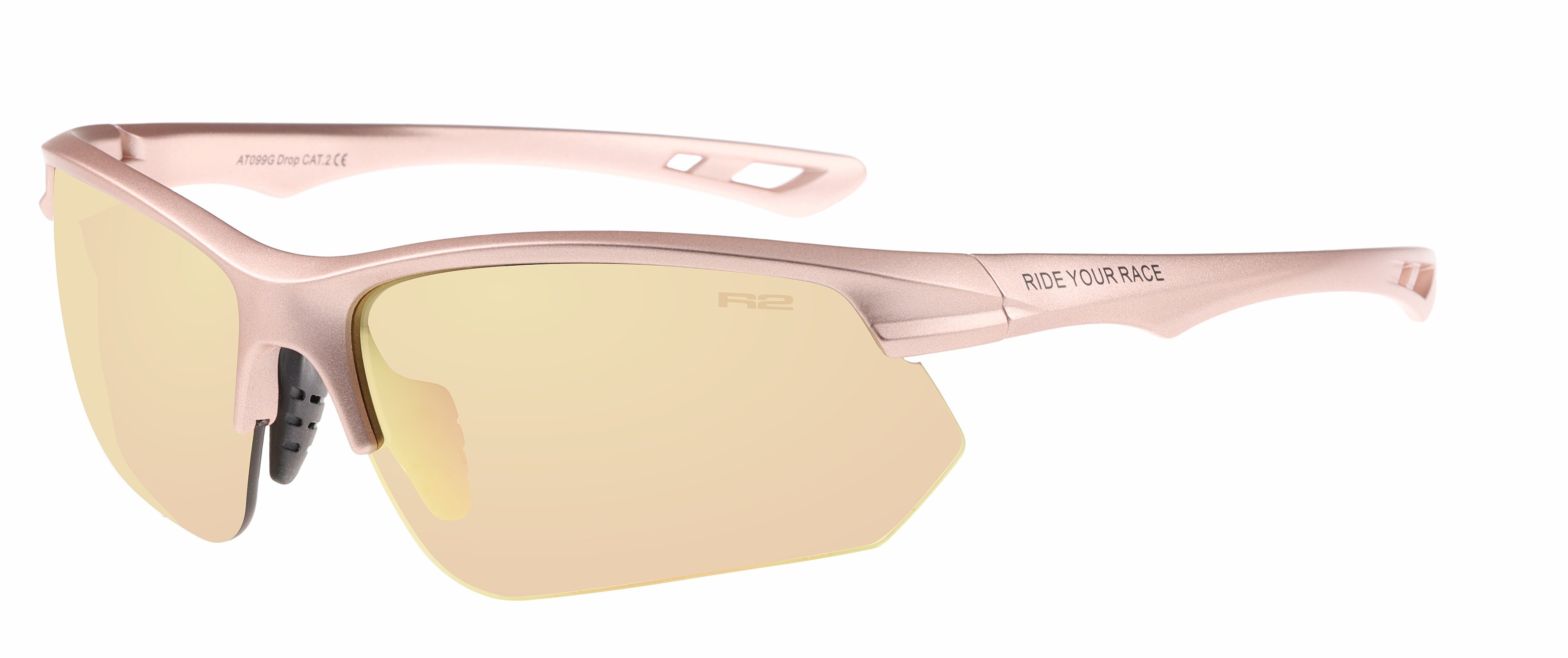 Brille R2 Drop - AT099G/Metallic Pink/Brown/Pink Revo