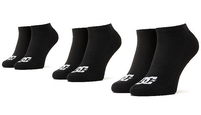 носки DC SPP DC Ankle 3 Pack - KVJ0/Black - men´s