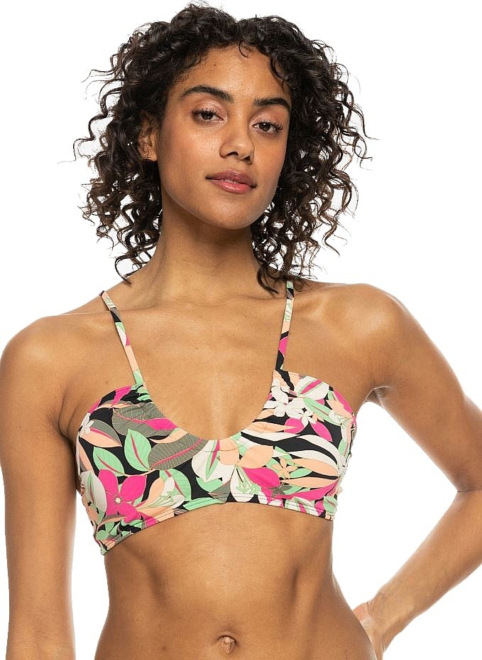 plavky Roxy PT Beach Classics Fashion Bra - KVJ8/Anthracite Palm Song S
