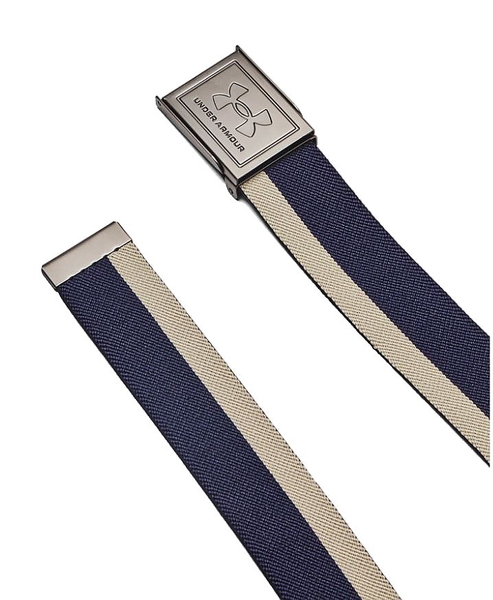 Gürtel Under Armour Stretch Webbing - Midnight Navy/Khake Base/Silver - men´s