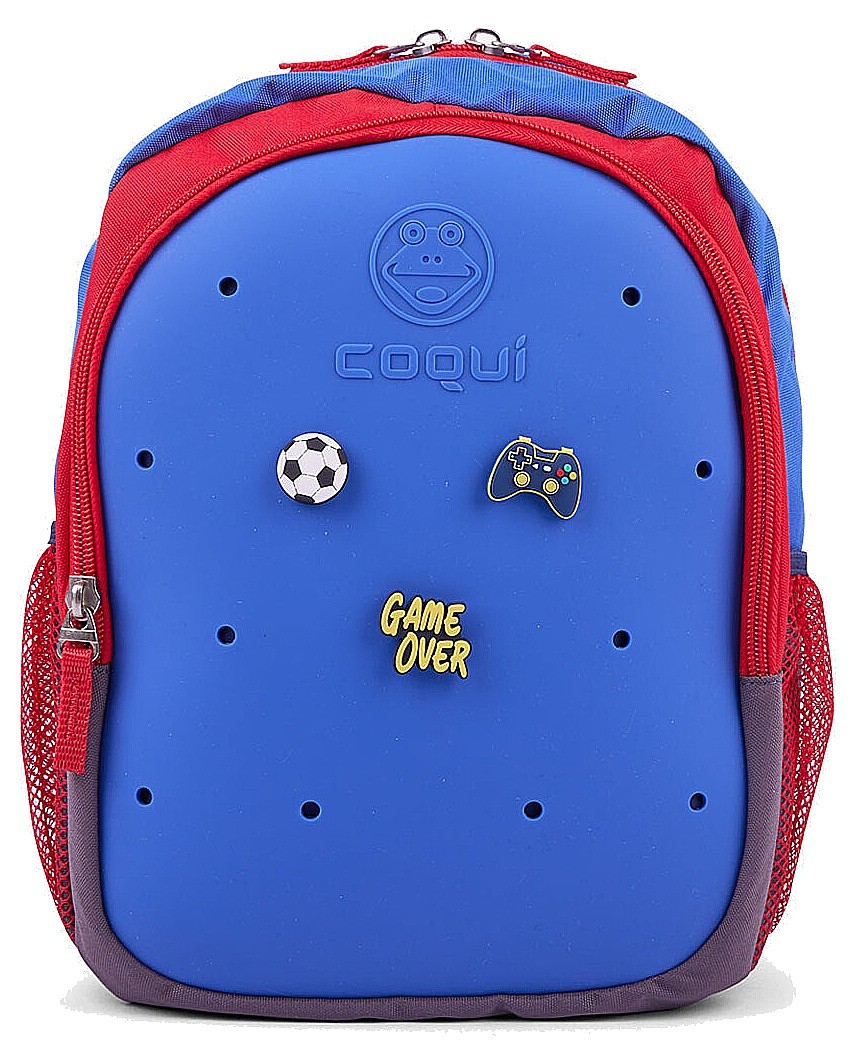 Rucksack Coqui Bagsy + 3 Amulety - New Royal/New Red + Amulet - kid´s