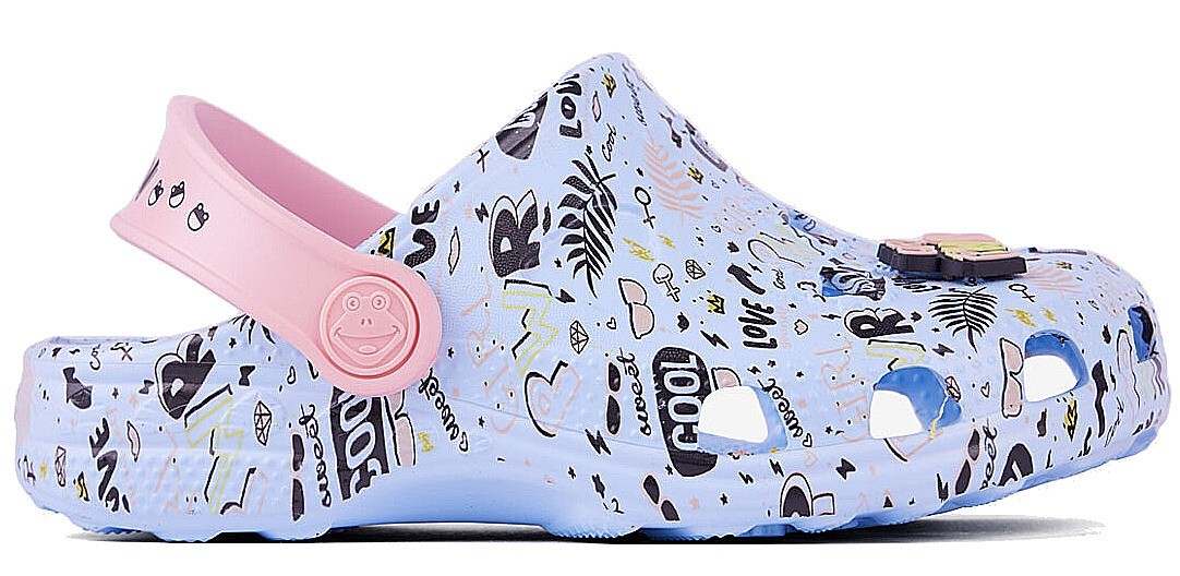 dziecięce buty Coqui 8701/Little Frog - Candy Blue/Baby Pink Girl PWR