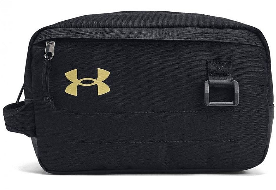 косметическая сумка Under Armour Contain Travel Kit - Black/Metallic Gold