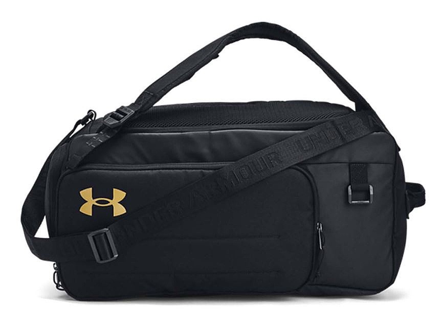 сумка Under Armour Contain Duo SM Duffle - Black/Metallic Gold