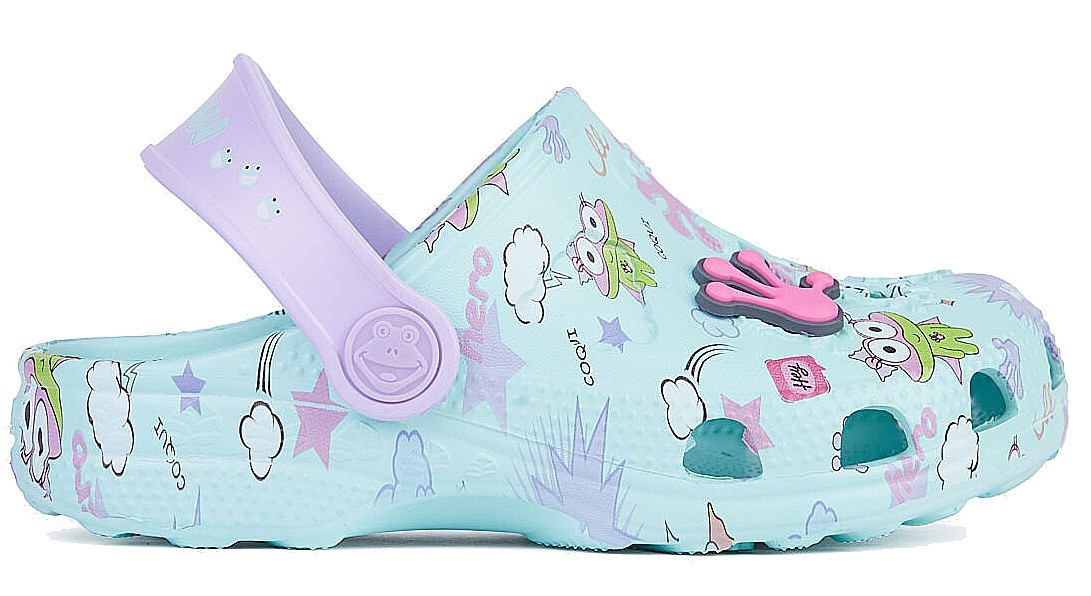 chaussures Coqui 8701/Little Frog - Lt. Mint/Lt. Lila Hero Amulet - kid´s
