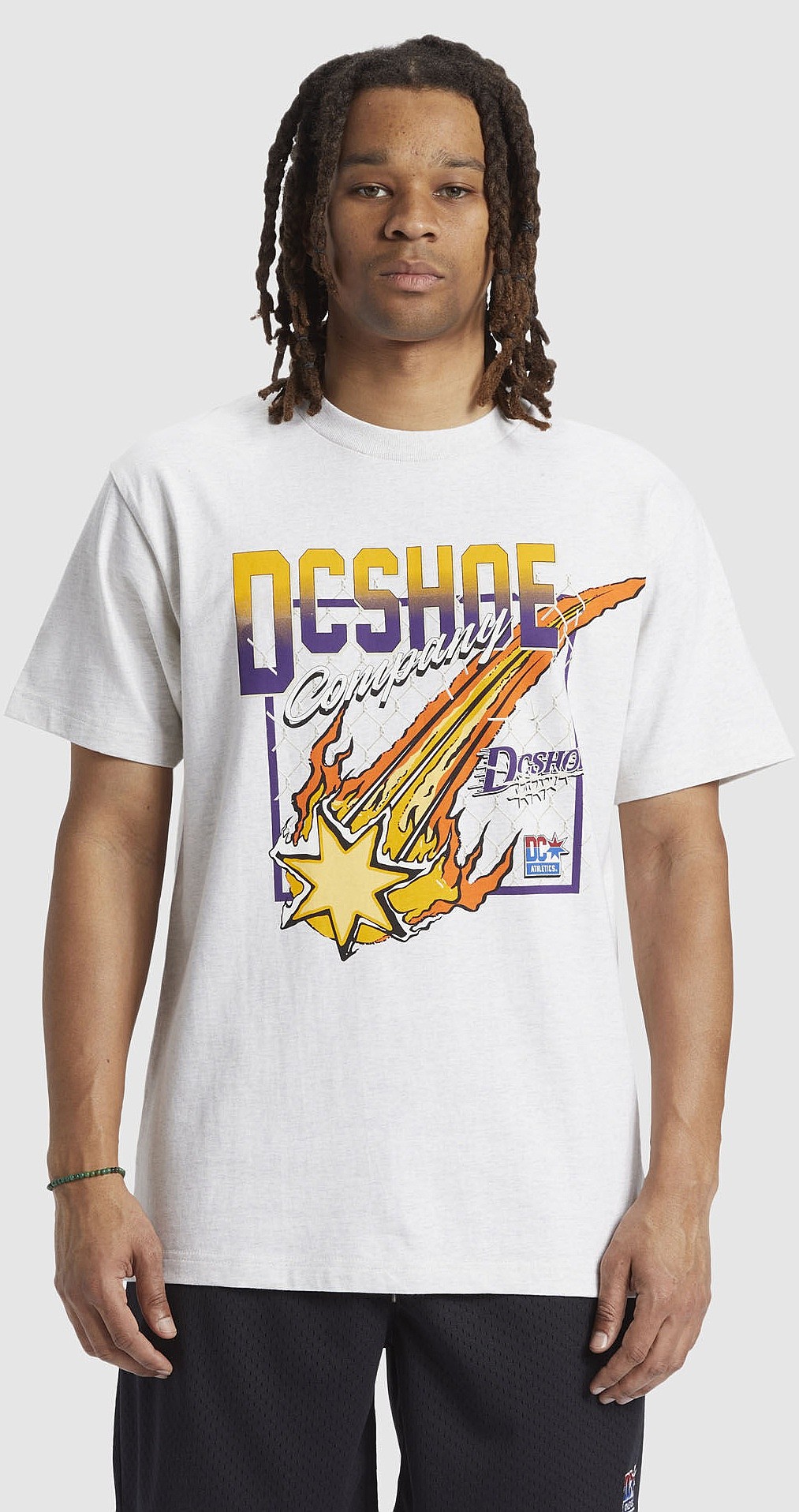 рубашка DC Showtime Starz Hss - SCVW/Snow Heather - men´s