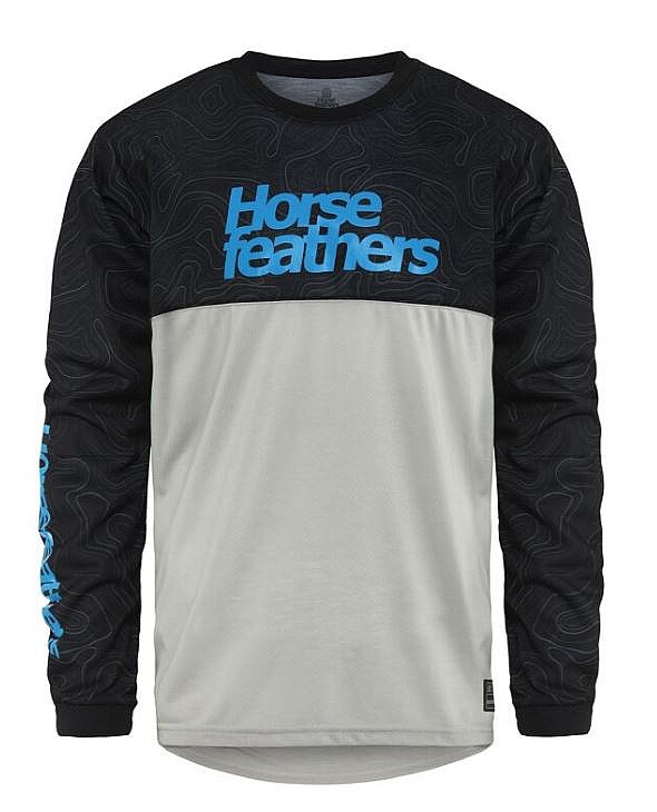 джерси Horsefeathers Fury LS - Mineral Gray - men´s