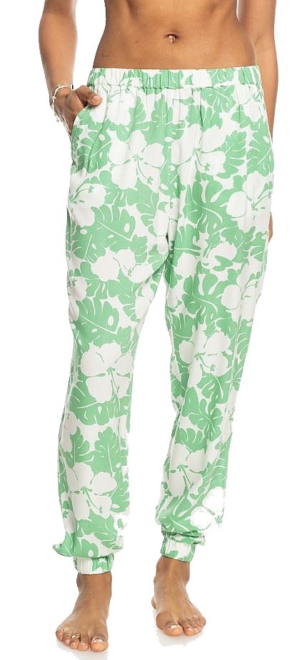 nohavice Roxy Easy Peasy - GHW8/Zephyr Green Og Roxy Small