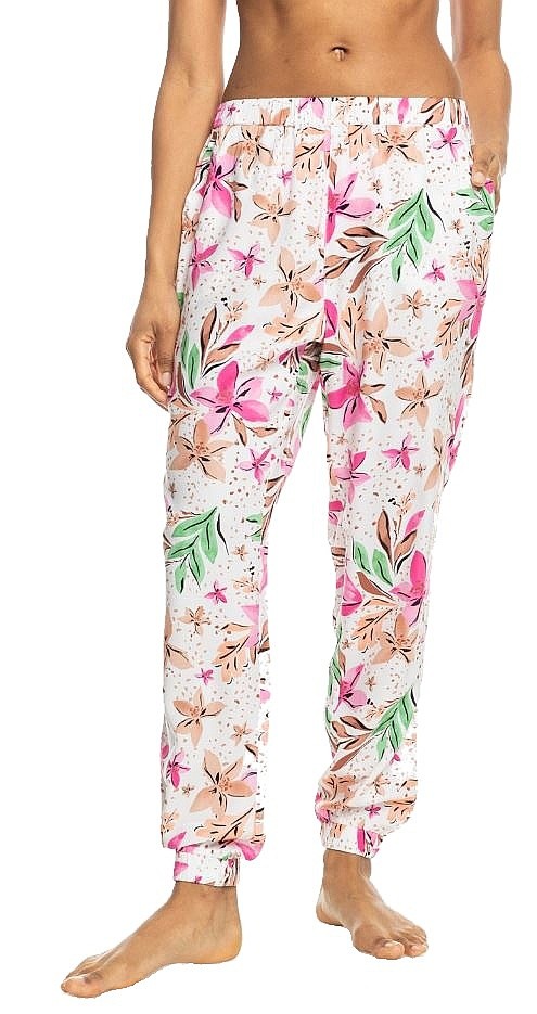 spodnie Roxy Easy Peasy - WBK8/White Happy Tropical Swim