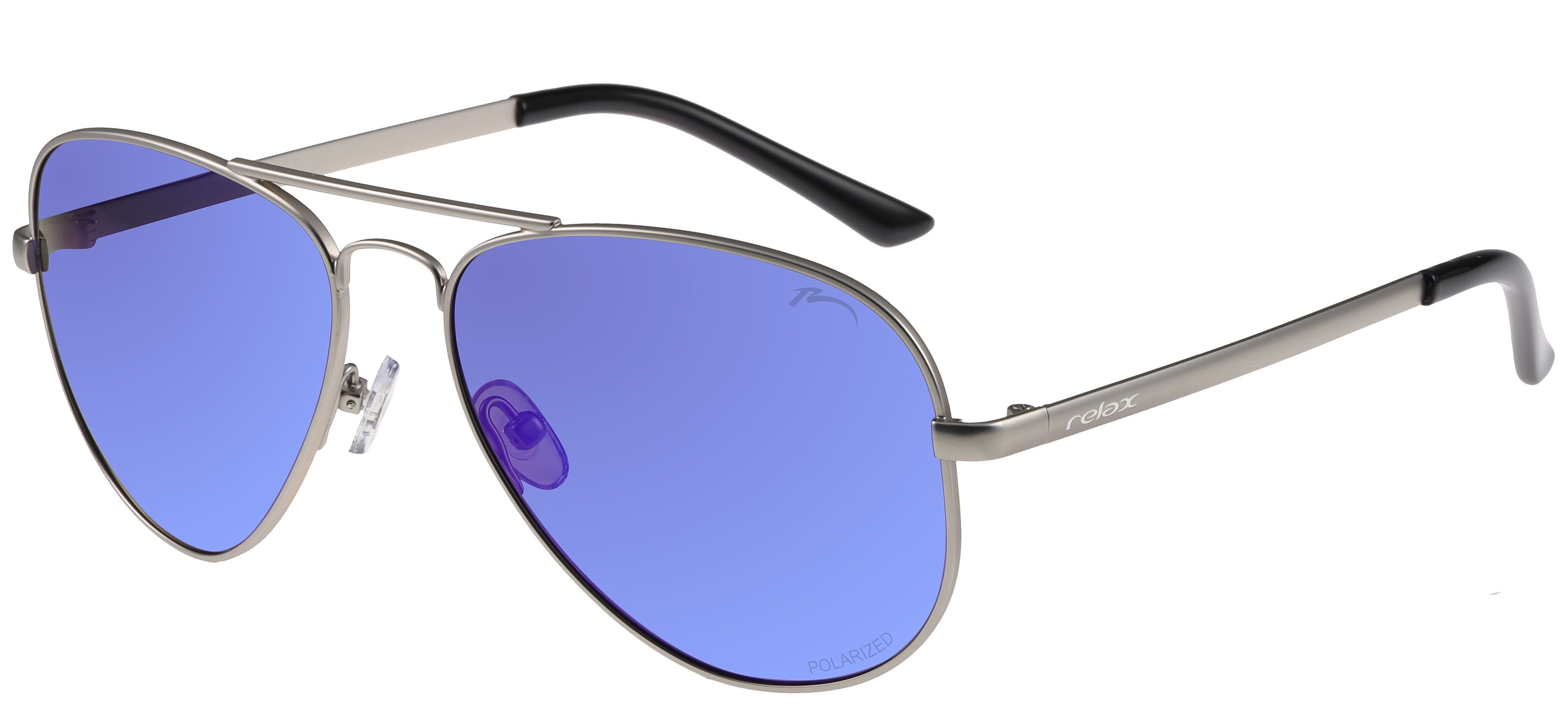 okulary Relax Drago - R0357A/Matte Silver/Grey/Ocean Platinum/Polarized