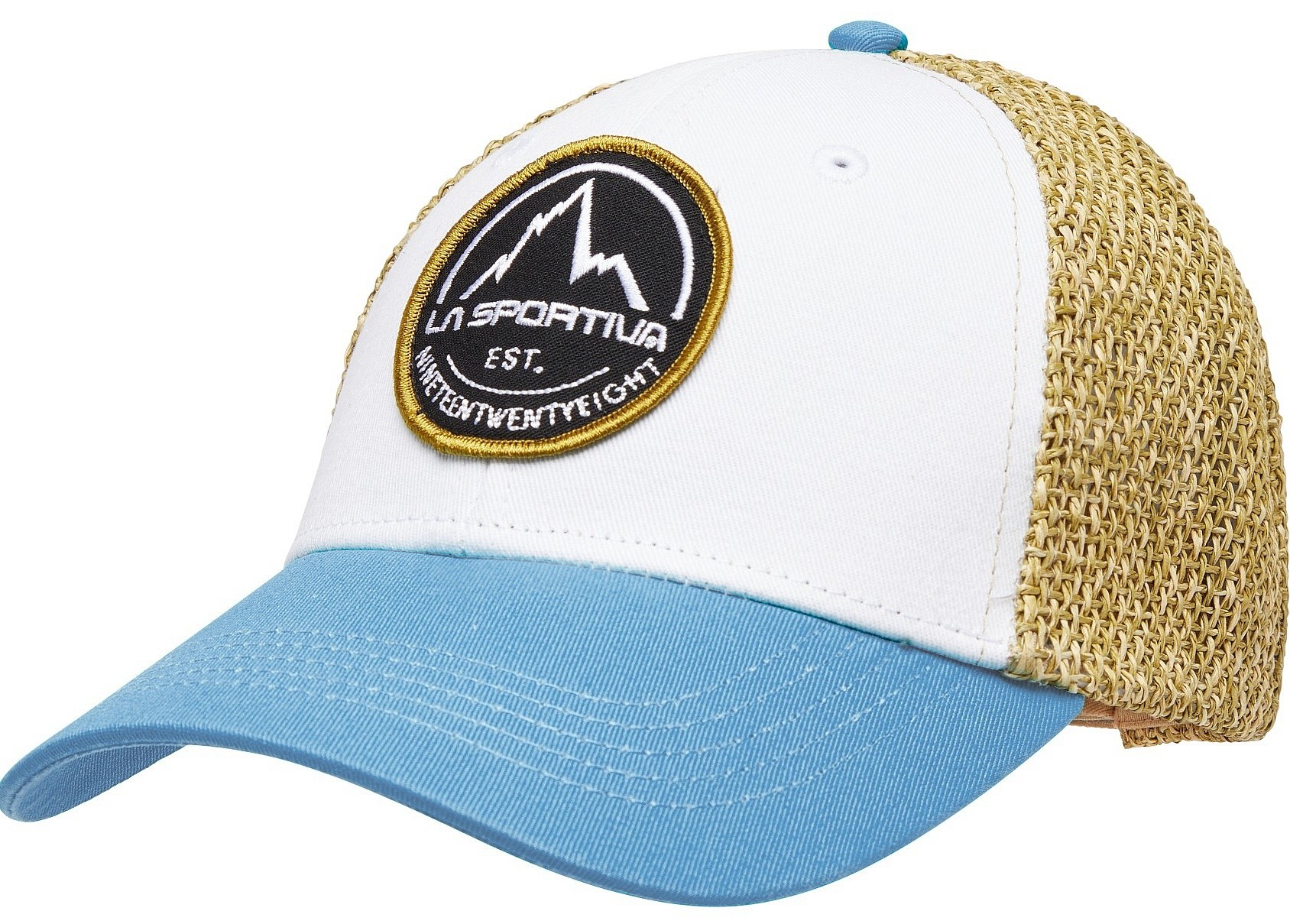 casquette La Sportiva Belayer Cap - White/Stone/Blue